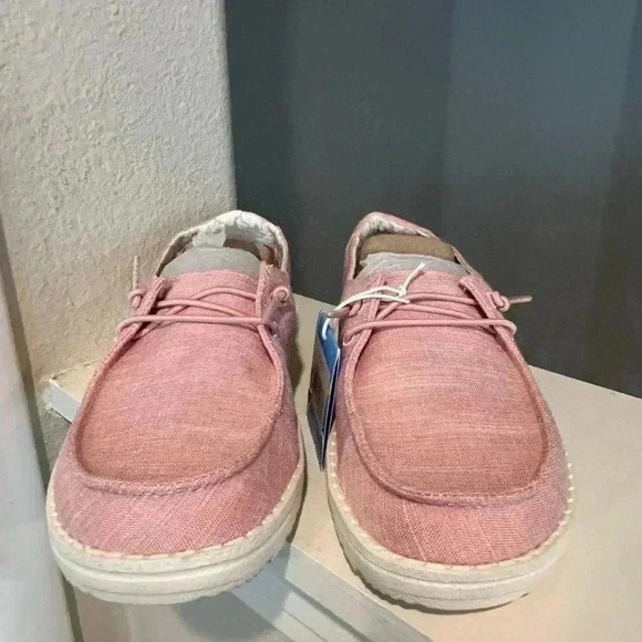 Hey Dude Wendy Youth Linen Black 130124987 - Kids Youth Sz: 2 - Picture 6 of 10